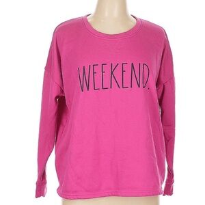 Rae Dunn pink sweatshirt